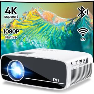 TMY Projector with 5G WiFi and Bluetooth 5.1